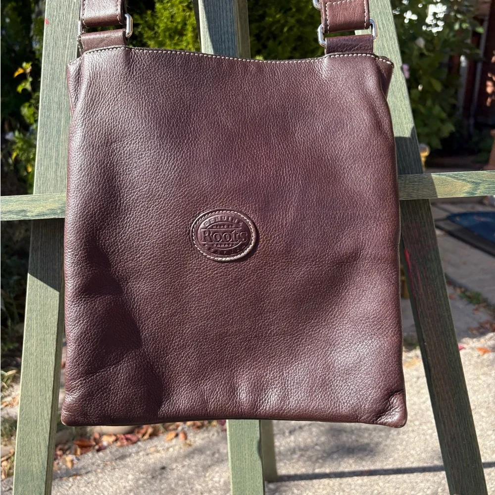 Roots Brown Crossbody Bag - Picture 6 of 7